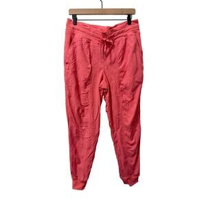 lululemon Dance Studio Jogger Sakura Pink Mid Rise Women 12 Full Length